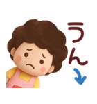 【家族連絡】ずっと使える3Dスタンプ（個別スタンプ：10）