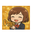 キラキラ全力吹奏楽部@SFW（個別スタンプ：1）