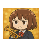 キラキラ全力吹奏楽部@SFW（個別スタンプ：2）
