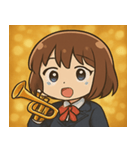 キラキラ全力吹奏楽部@SFW（個別スタンプ：3）
