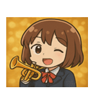キラキラ全力吹奏楽部@SFW（個別スタンプ：5）