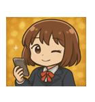 キラキラ全力吹奏楽部@SFW（個別スタンプ：11）