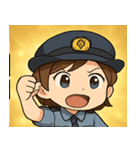 キラキラおまわりさん女子@SFW（個別スタンプ：2）