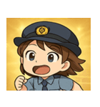 キラキラおまわりさん女子@SFW（個別スタンプ：8）