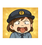 キラキラおまわりさん女子@SFW（個別スタンプ：13）