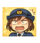 キラキラおまわりさん女子@SFW（個別スタンプ：19）