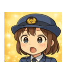 キラキラおまわりさん女子@SFW（個別スタンプ：20）