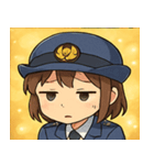キラキラおまわりさん女子@SFW（個別スタンプ：26）