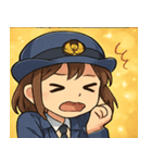 キラキラおまわりさん女子@SFW（個別スタンプ：29）