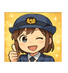 キラキラおまわりさん女子@SFW（個別スタンプ：30）