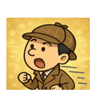 キラキラ名推理たんてい@SFW（個別スタンプ：8）