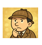 キラキラ名推理たんてい@SFW（個別スタンプ：13）