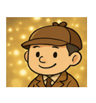 キラキラ名推理たんてい@SFW（個別スタンプ：17）