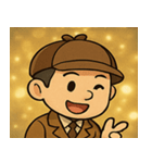 キラキラ名推理たんてい@SFW（個別スタンプ：21）