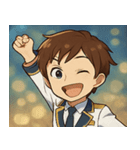 キラキラ全開男性アイドル@SFW（個別スタンプ：3）