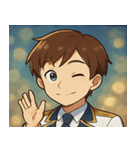 キラキラ全開男性アイドル@SFW（個別スタンプ：7）