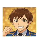 キラキラ全開男性アイドル@SFW（個別スタンプ：21）