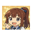 キラキラ夢みる女性アイドル@SFW（個別スタンプ：3）