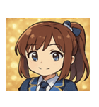 キラキラ夢みる女性アイドル@SFW（個別スタンプ：9）