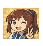 キラキラ夢みる女性アイドル@SFW（個別スタンプ：14）