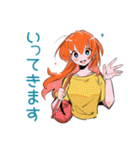 毎日使える★ポップな女の子（個別スタンプ：5）