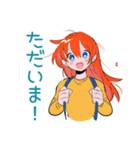 毎日使える★ポップな女の子（個別スタンプ：6）