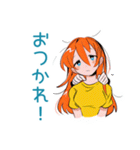 毎日使える★ポップな女の子（個別スタンプ：8）