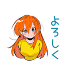 毎日使える★ポップな女の子（個別スタンプ：9）