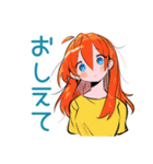 毎日使える★ポップな女の子（個別スタンプ：14）