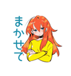 毎日使える★ポップな女の子（個別スタンプ：15）