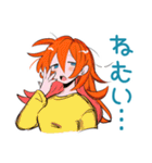 毎日使える★ポップな女の子（個別スタンプ：19）