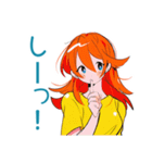 毎日使える★ポップな女の子（個別スタンプ：27）