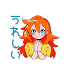 毎日使える★ポップな女の子（個別スタンプ：36）