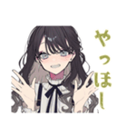 毎日返信★ボクっ娘リボン女子（個別スタンプ：3）