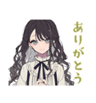 毎日返信★ボクっ娘リボン女子（個別スタンプ：8）