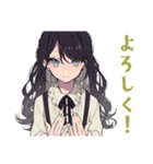 毎日返信★ボクっ娘リボン女子（個別スタンプ：9）