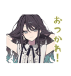 毎日返信★ボクっ娘リボン女子（個別スタンプ：10）