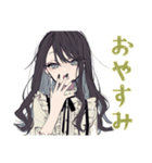 毎日返信★ボクっ娘リボン女子（個別スタンプ：11）
