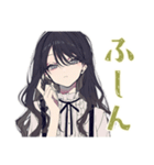 毎日返信★ボクっ娘リボン女子（個別スタンプ：34）