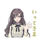 毎日返信★ボクっ娘リボン女子（個別スタンプ：35）