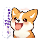 愛らしいコーギーの日常 (MJ3)（個別スタンプ：1）