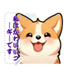 愛らしいコーギーの日常 (MJ3)（個別スタンプ：9）