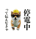 走る柴犬現場仕事☆緊急連絡用（個別スタンプ：14）