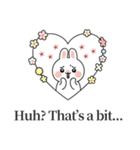 ウサギの日常スタンプ 04(EN)（個別スタンプ：23）