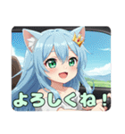 みなみちゃんと自動車プレミアムセット（個別スタンプ：29）