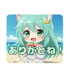 かき氷とみなみちゃんプレミアムセット（個別スタンプ：31）