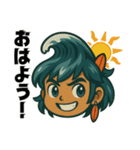 サーファー波空(サーフィン)..（個別スタンプ：2）