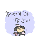 黒いミニチュアダックスフンド（個別スタンプ：5）
