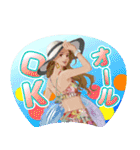 推しうちわになったぷらざガールズ（個別スタンプ：2）
