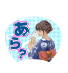 推しうちわになったぷらざガールズ（個別スタンプ：8）